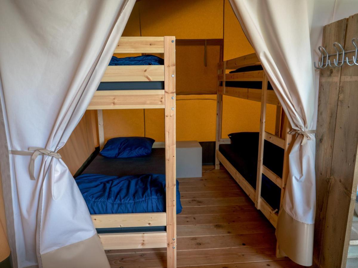 Camping Alkenhaer Appelscha Trekkerstent Safaritent Bagian luar foto