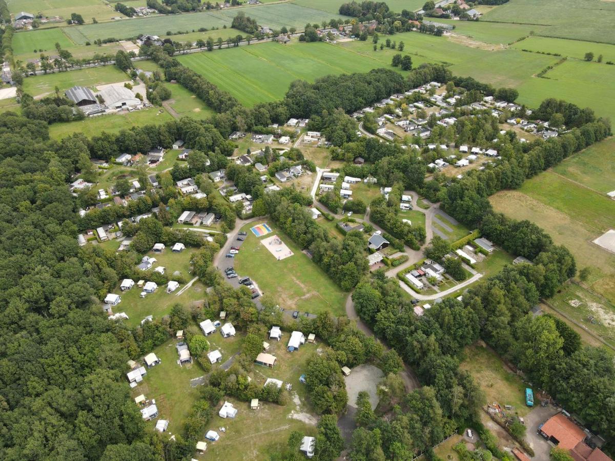 Camping Alkenhaer Appelscha Trekkerstent Safaritent Bagian luar foto