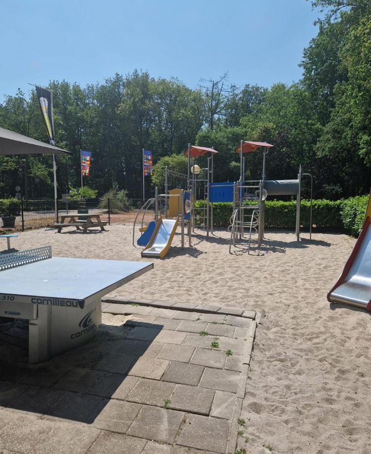 Camping Alkenhaer Appelscha Trekkerstent Safaritent Bagian luar foto